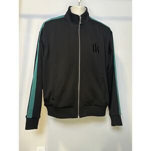 NWT Authentic The Kooples Vintage Fleece Men's Jacket Black Green Size M